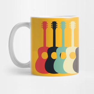 cool guitar classic retro funny Mug